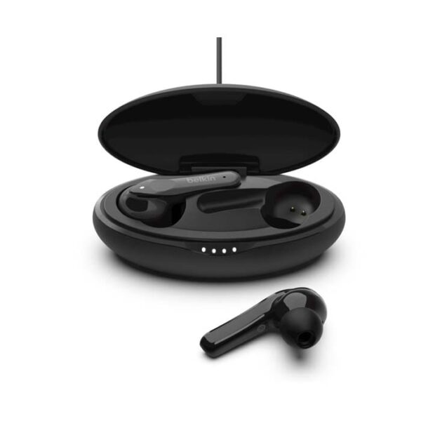 Belkin Soundform Move True Wireless Earbuds with Charging Case, Black