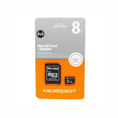 MICRODIGIT 8GB microSD card + Adapter