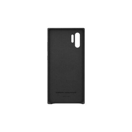 Samsung Galaxy Note10+ Leather Back Cover, Black