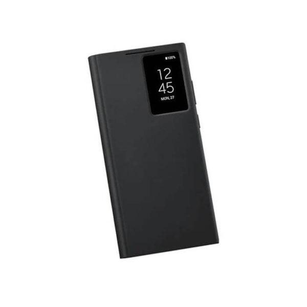 Samsung Smart Clear View Black Case-For Samsung Galaxy S22 Ultra (EF-ZS908CBEGWW)