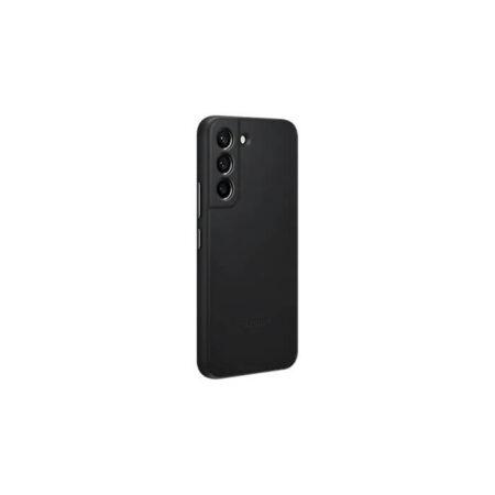 Samsung S22 Leather Cover Black