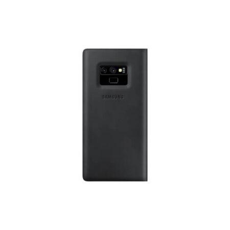 Samsung Galaxy Note9 Leather Wallet Cover - Black