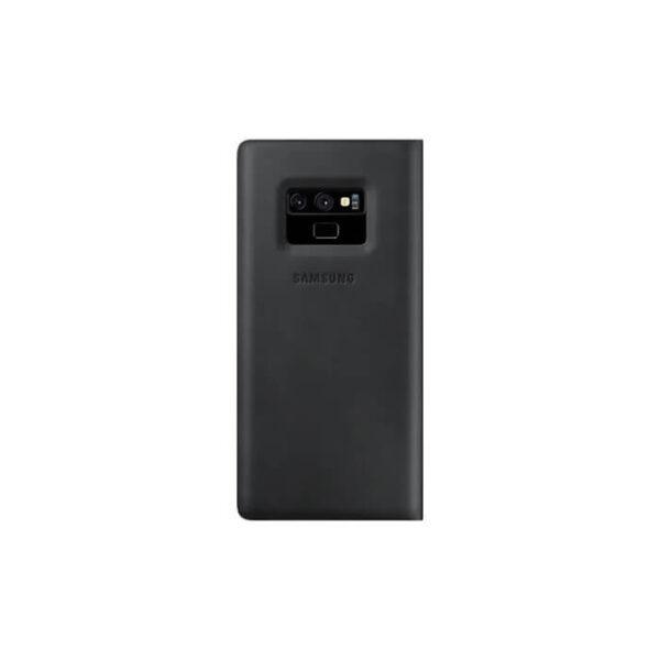 Samsung Galaxy Note9 Leather Wallet Cover - Black