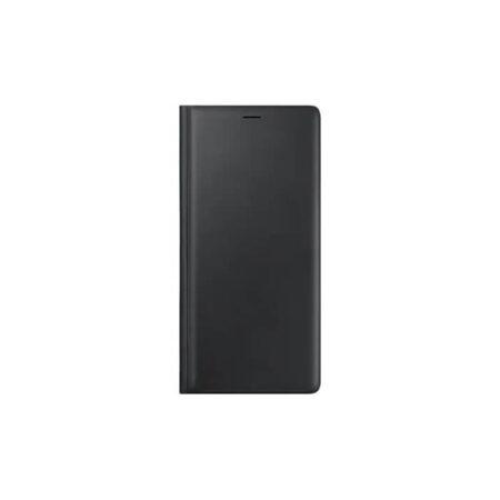Samsung Galaxy Note9 Leather Wallet Cover - Black